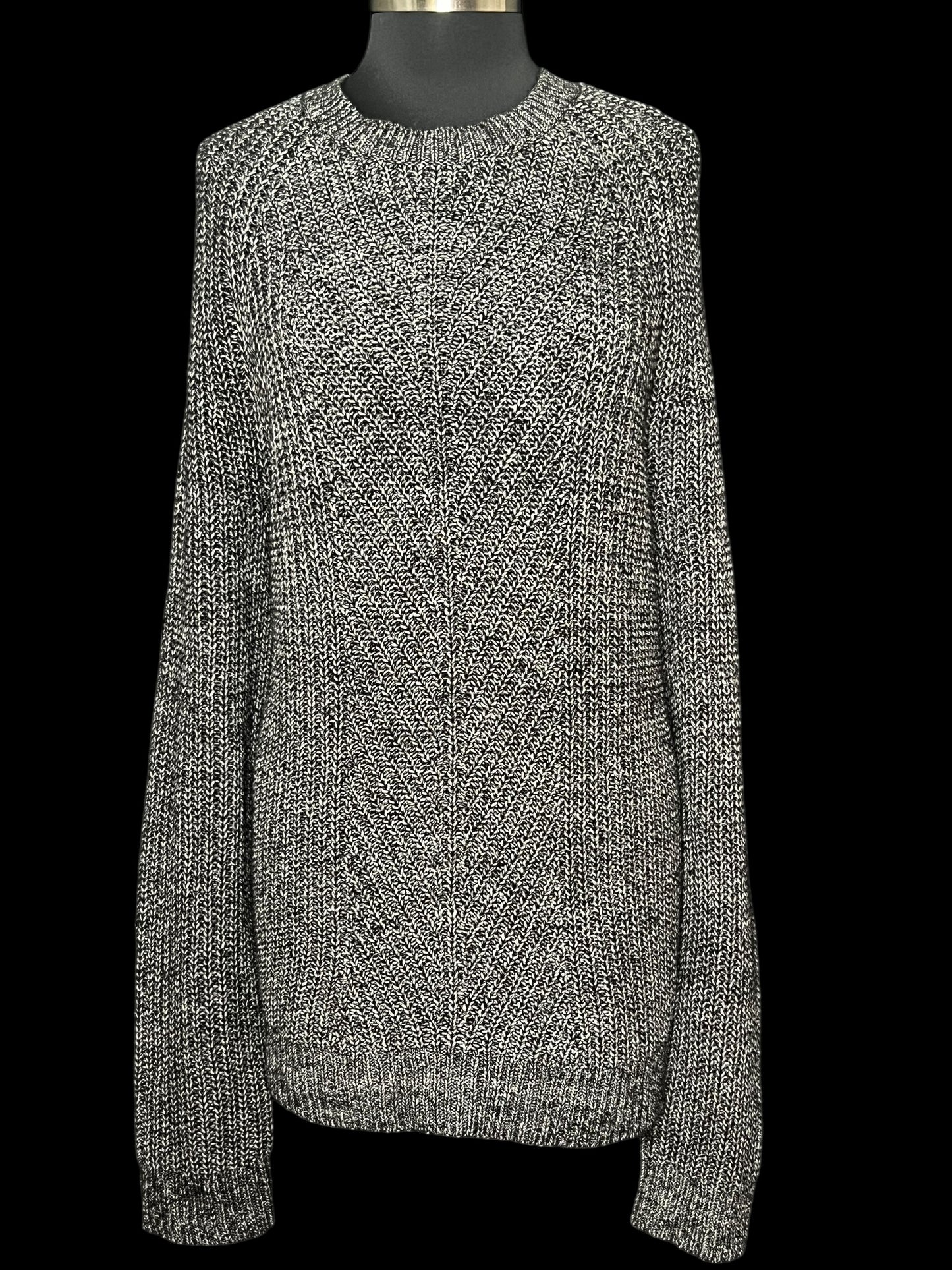 10.27 Sweaters NWT Express Oversized Blk/Gry (XXL) Fits (2X) Cvy