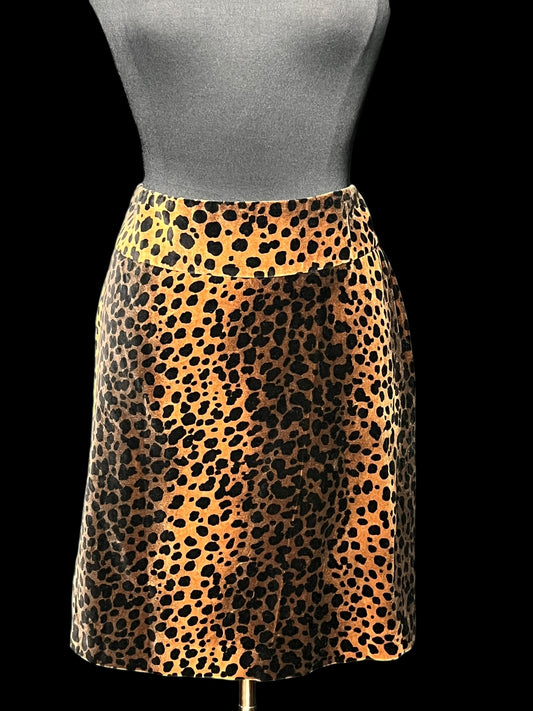 10.28 Skirts Velour Rafaella Velour Cheetah Print (14) Fits (10)