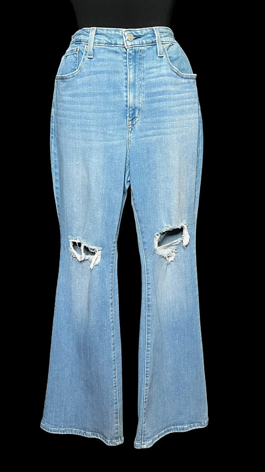 08.27 Pants Levis 726 Flare Denim (W32/R11/I33) Fits (10) Tall