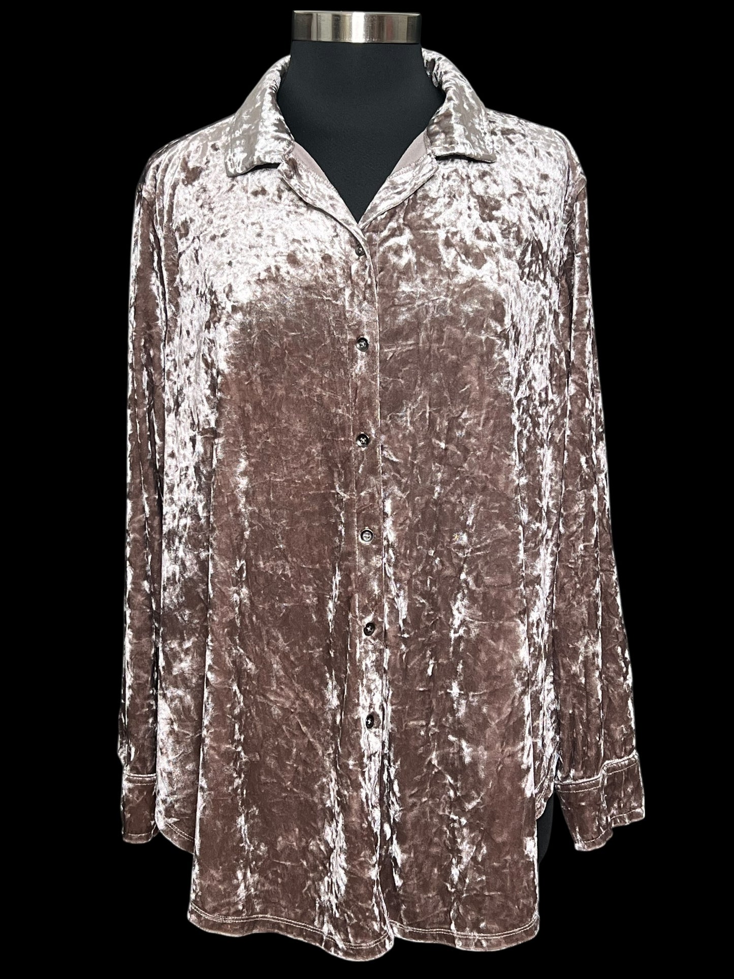 11.08 Tops J. Simspon Taupe Velour (M)