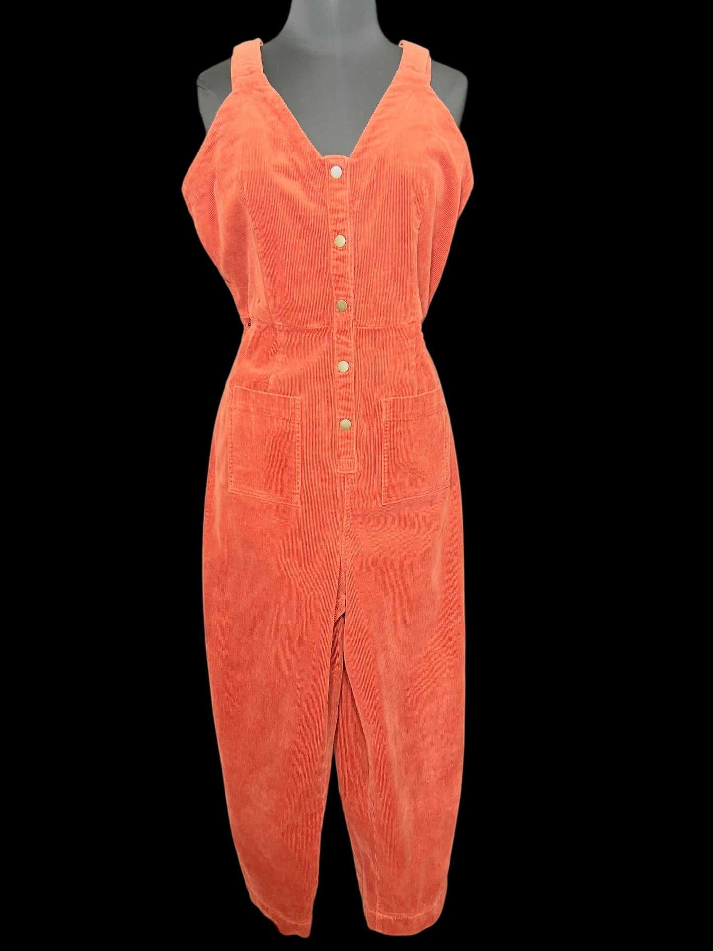 02.03 Jumpsuits Univ Threads Rust Corduroy (16) Fits (10/12)