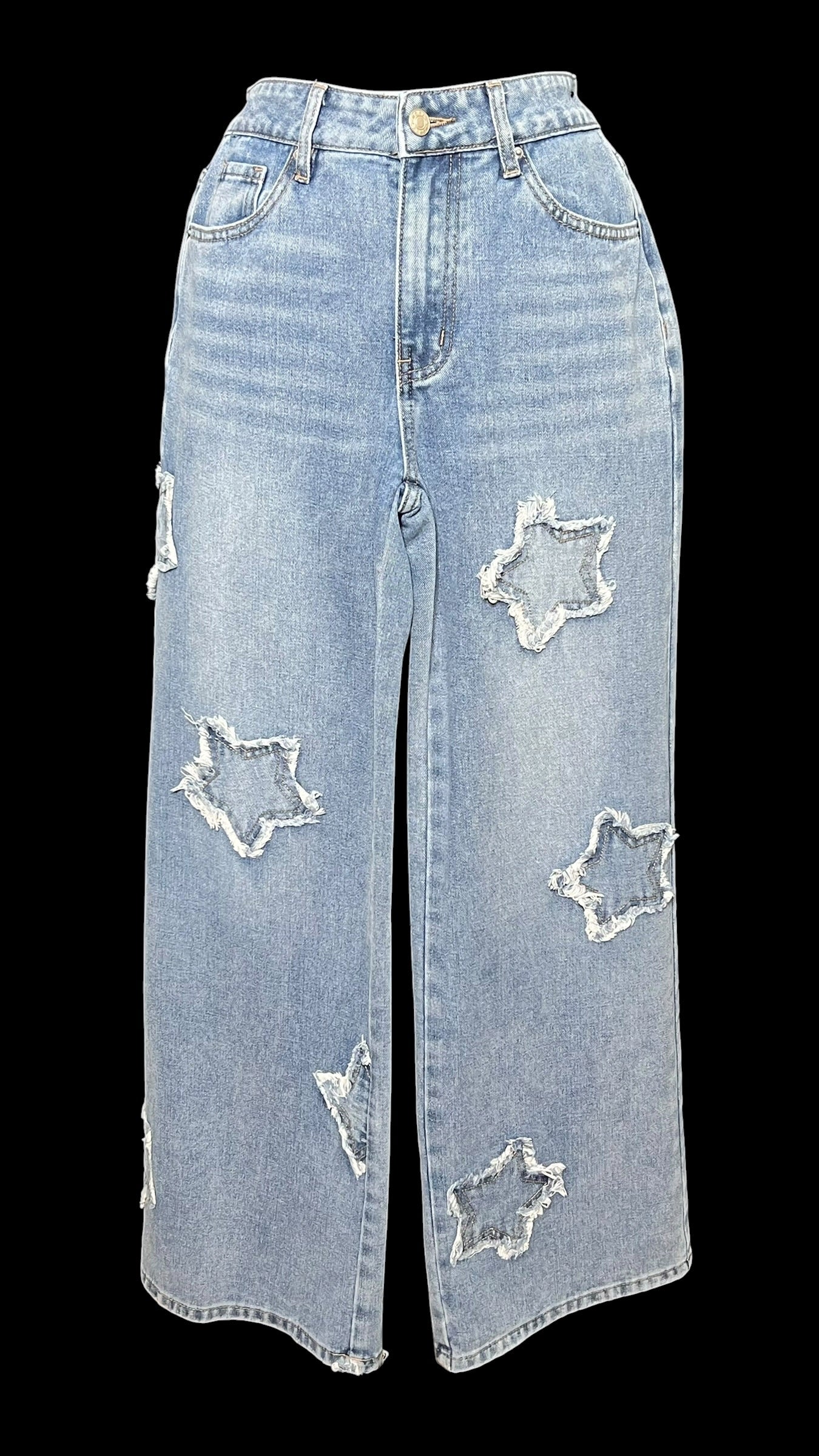 07.05 Pants B. Asphalt Denim w/Stars (S)