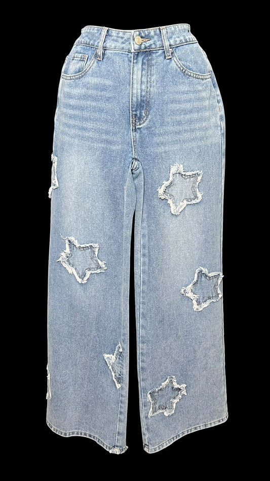 07.05 Pants B. Asphalt Denim w/Stars (S)
