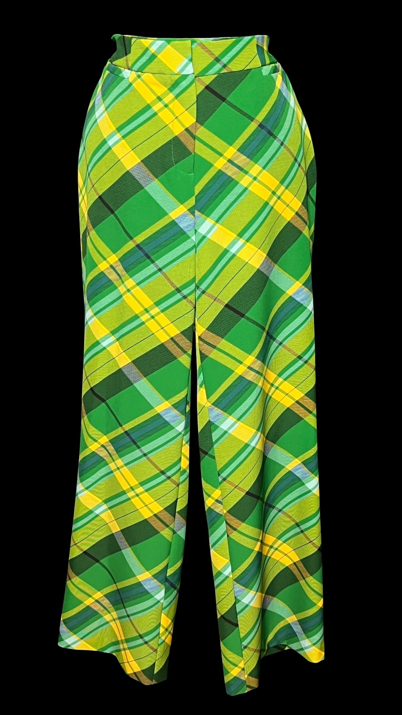 07.02 Pants NWT A. Stewart Grn/Ylw Plaid