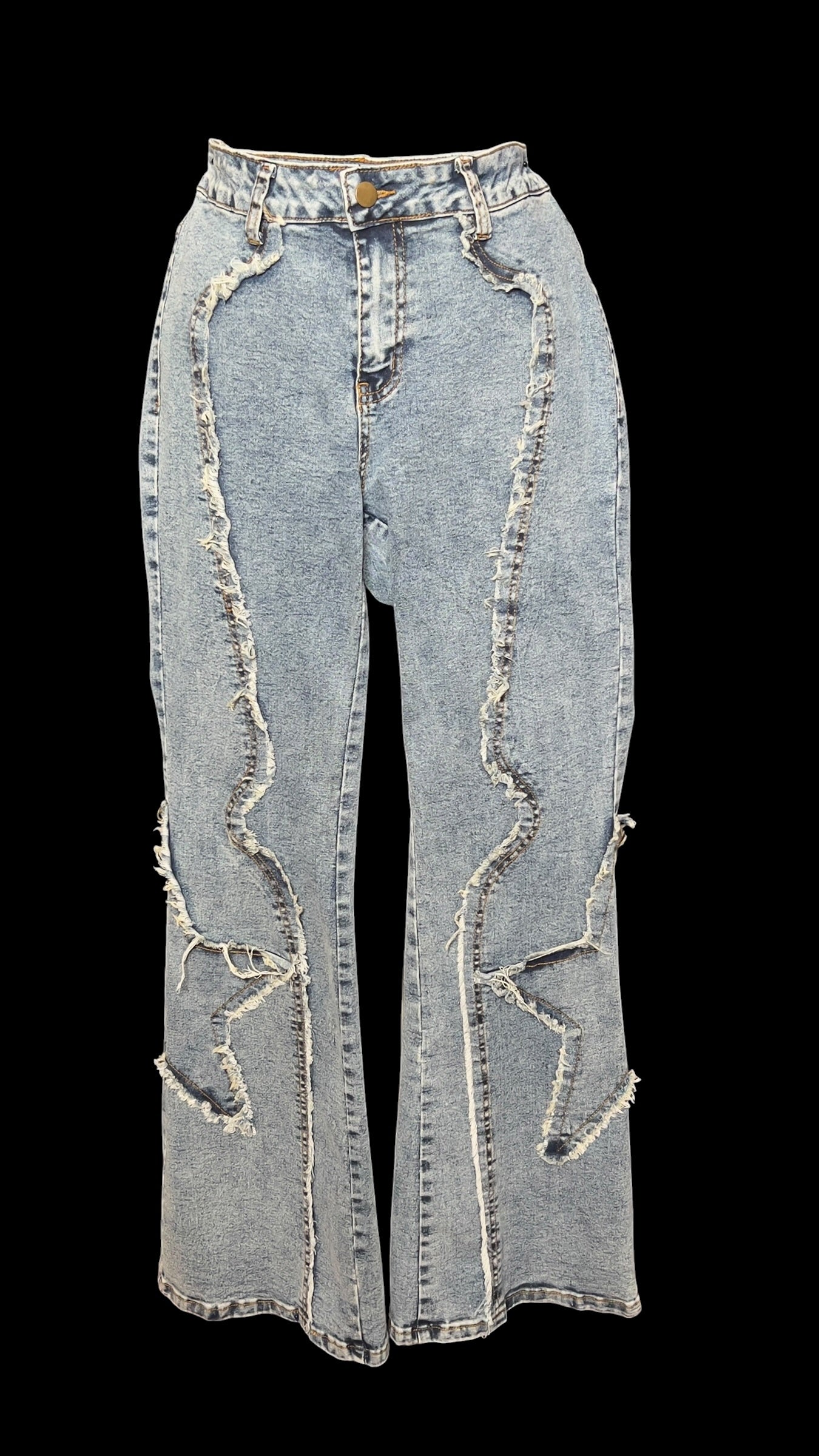 10.15 Pants Star Flared Denim (6/8) Slim (W/28-30/R9/i30)