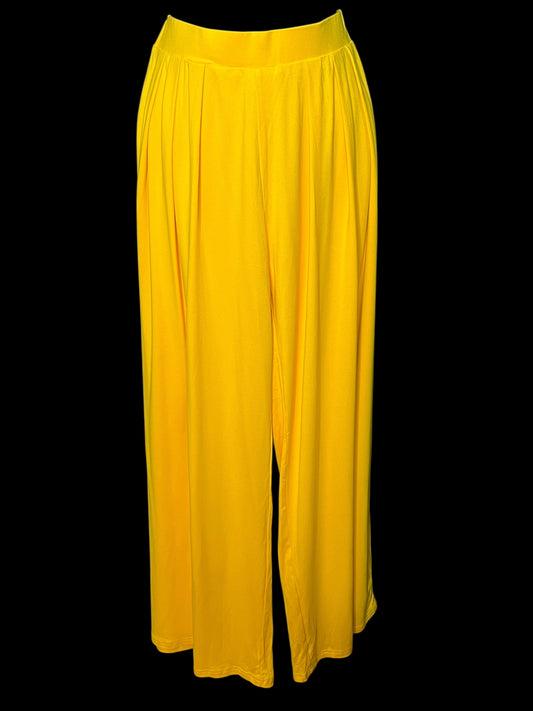 07.24 Pants NWOT Yellow Knit Pull On (L) Fits (M/8)