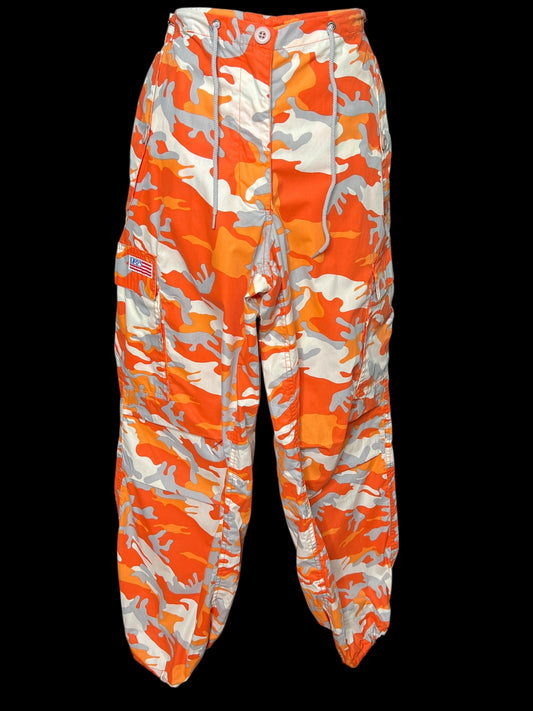 08.10 Pants UFO Orange/Gray Camo Cargo (M/8)