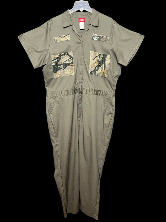 08.10 Jumpsuits UPCYCLED Olive Green (2X) Fits (14) Tall