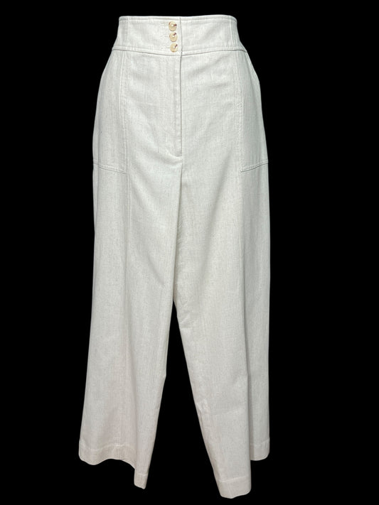 08.16 Pants NWOT Express Tan Wide Leg Hi Rise (14) Fits (12)