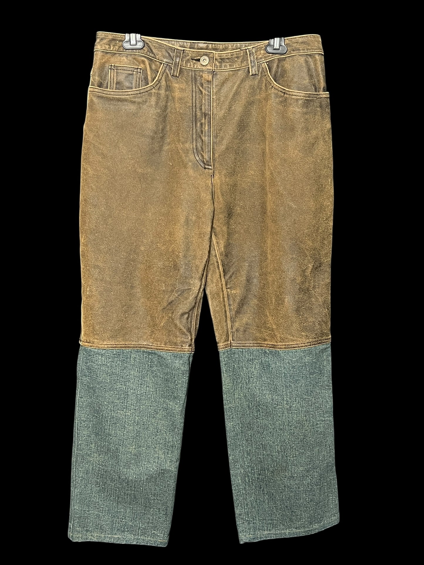 08.29 Pants Danier Leather & Denim (12) Fits (8R)