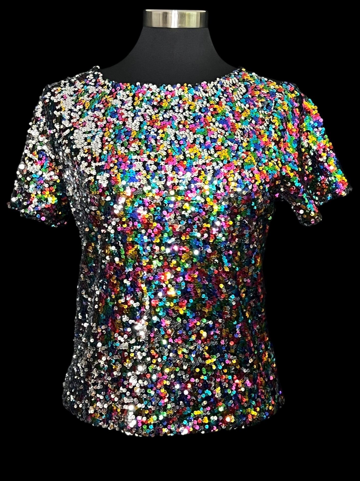 09.04 Tees 7th Ave NY & CO Multicolor Sequin (M/8)
