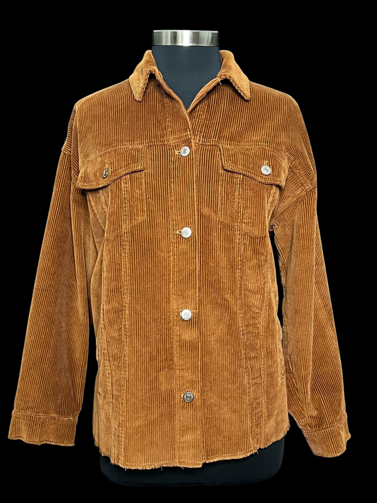11.06 Tops Forever 21 Toffee Corduroy Shacket (M) Fits (10/12)
