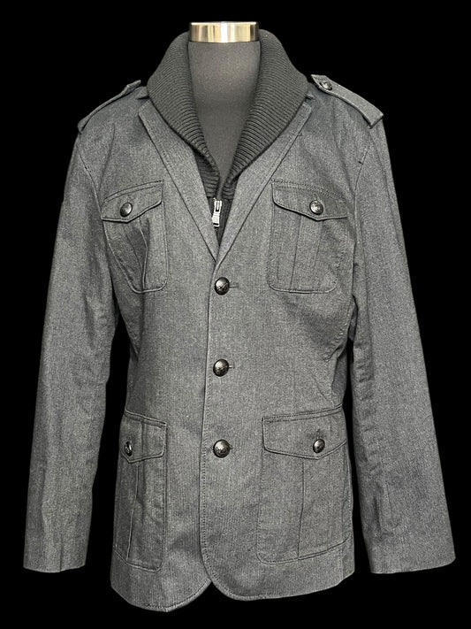 01.10 Coats NWOT Express Denim & Knit (M) Fits (S/M)