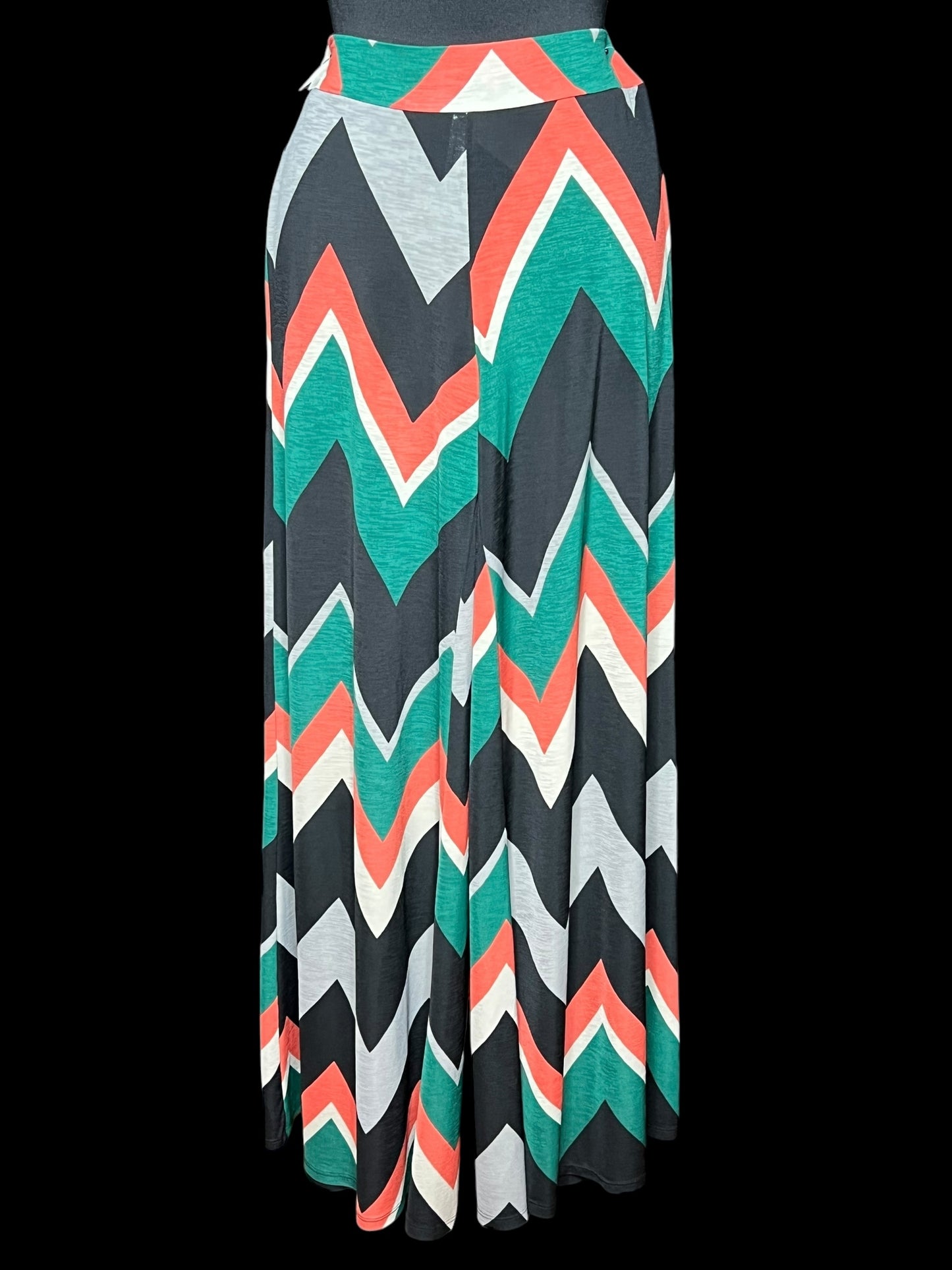 04.13 Pants Auditions Multi Chevron Print Palazzo (M/8)