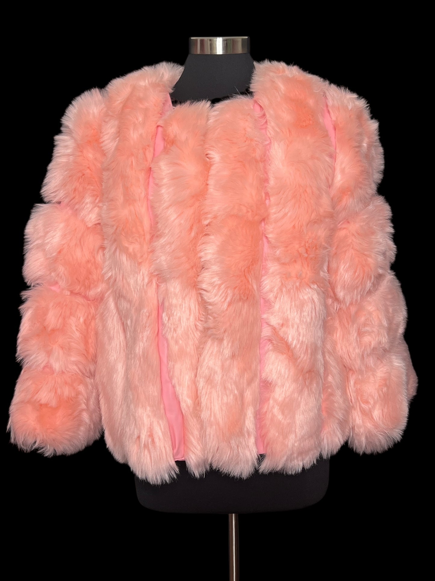 11.19 Jackets Yaoluo Pink Faux Leather/Fur (8/10)