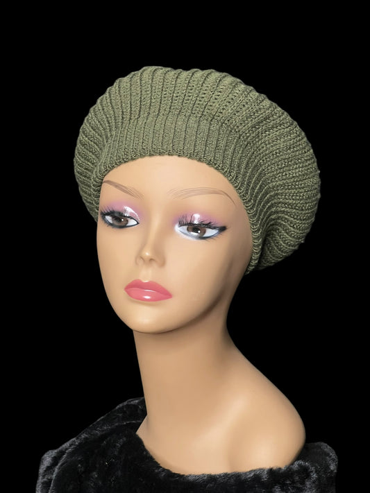 11.05 Hats Olive Knit (O/S) Fits (S/M)