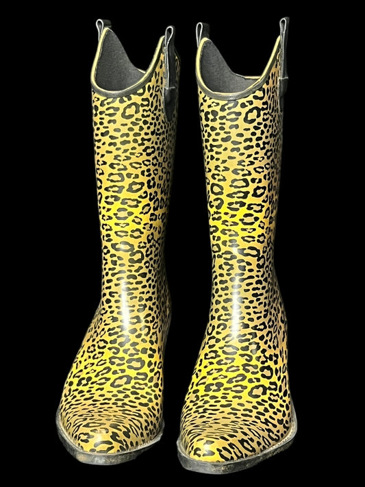 11.19 Shoes Corky's Western Animal Print Rain Boot (8)