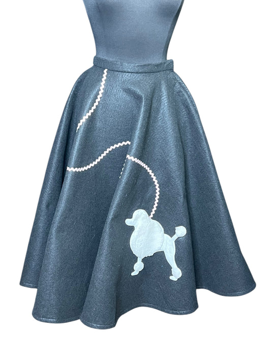 01.13 Skirts Black Fleece Poodle (XS/S)  26"W