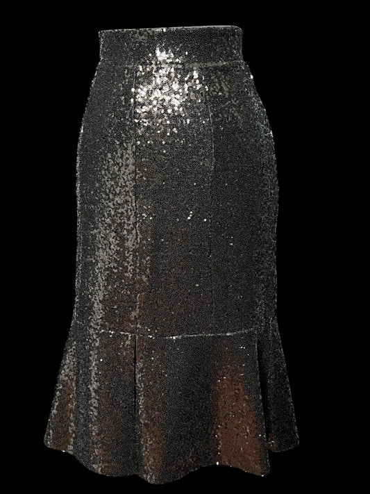 04.26 Skirts NWOT Torrid Black Sequin (18) Fits (14) Cvy