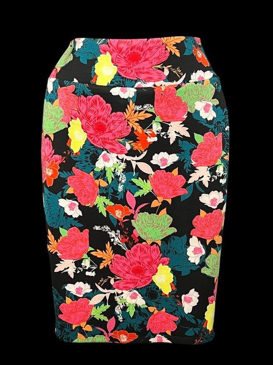 06.21 Skirts Thalia & Sodi Black Multicolor Floral (S)