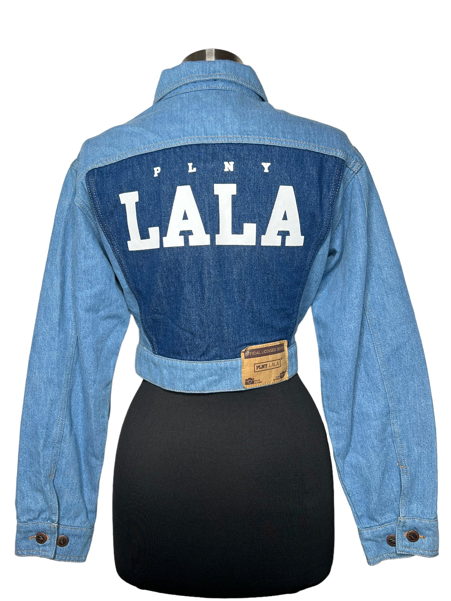 06.03 Jackets NWT  PLNY LaLa Cropped Denim (S) Fits (M)