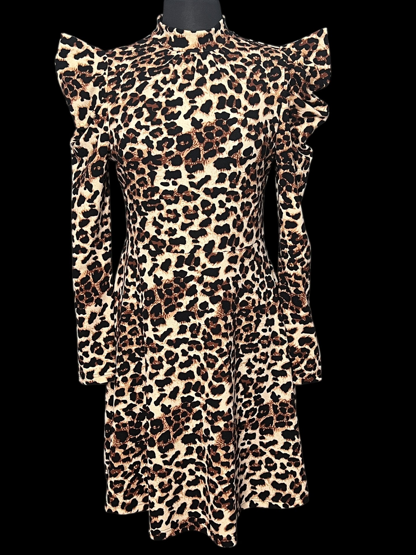 07.16 Dresses Shein Leopard Print (XL) Fits (M/8)