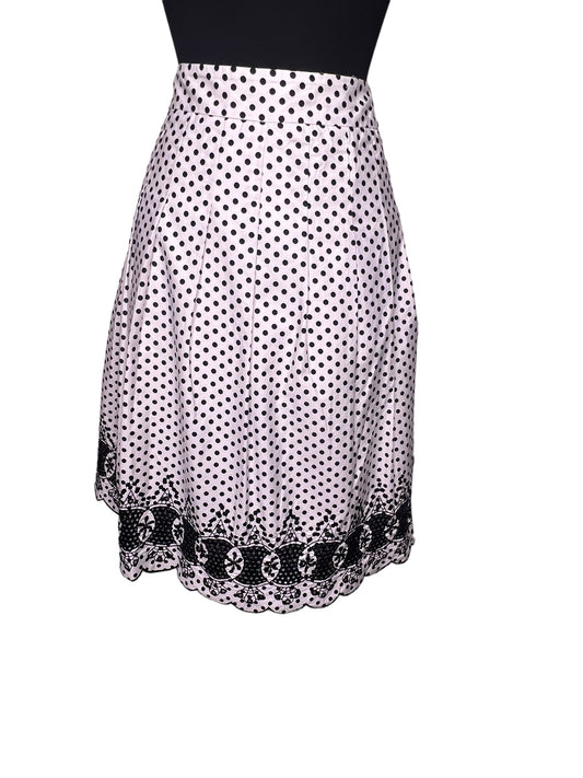 03.18 Skirts NWOT Talbots Blk/Wht Polka Dot (20W) Fits (18/20) Cvy